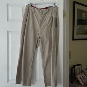 Soft surroundings cropped khakis